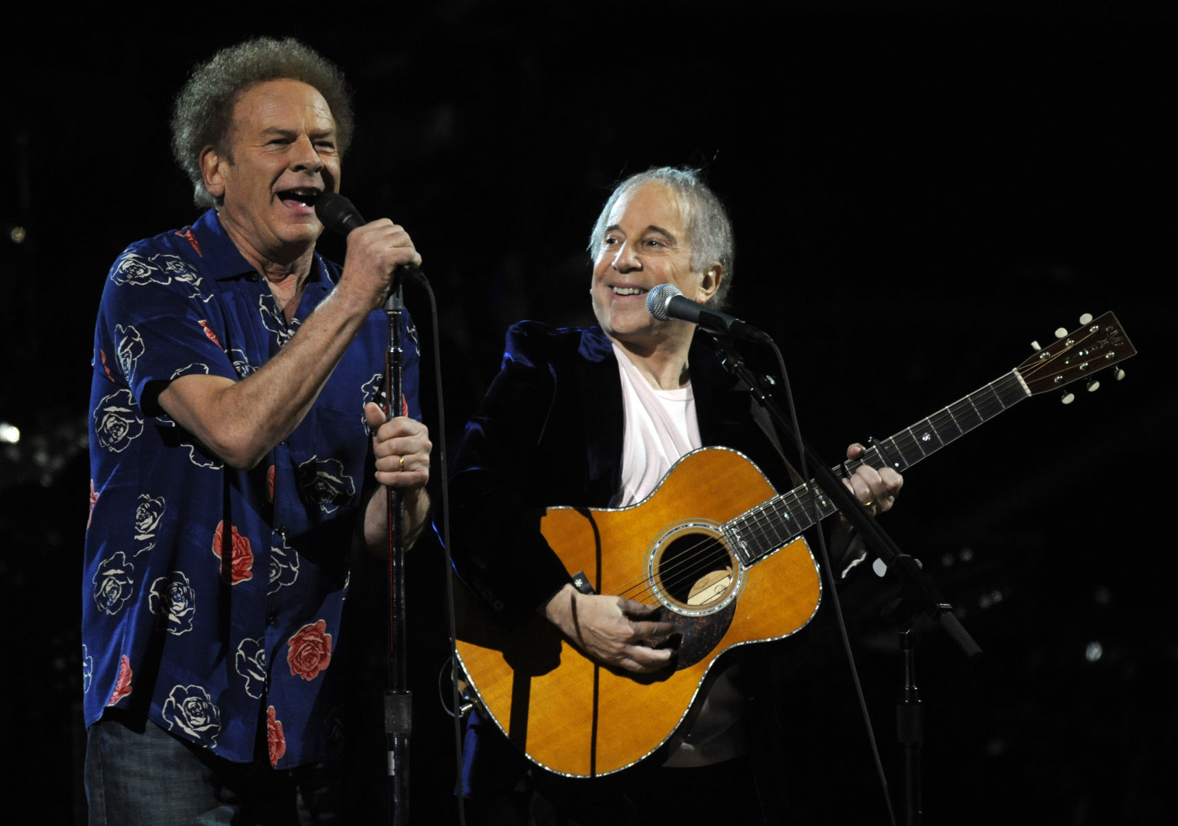 Paul Simon, 78, and Art Garfunkel, 77